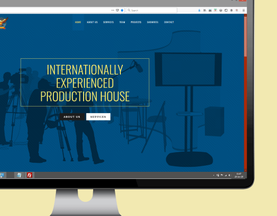 website build - Masen Productions